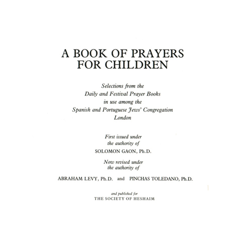 Children's Prayer Book